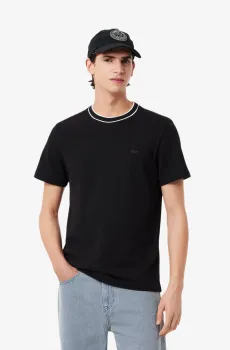 Мужская черная футболка Черный M Lacoste TH8174031