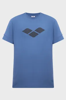 Мужская синяя футболка Синий S Arena 007671-540