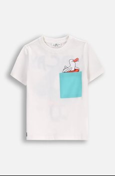Детская хлопковая футболка Coccodrillo