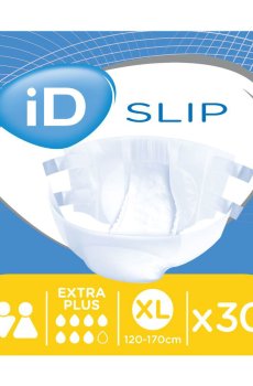 Подгузники для взрослых ID Slip Extra Plus, размер XL (120-170 см), 30 шт