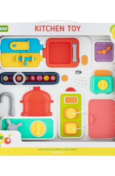 Детская развивающая игрушка Baby Team Кухня, с 1 года, 33*37*8 см (8670)