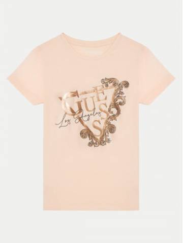 Guess Футболка J5RI35 K6YW4 Рожевий Regular Fit Guess Футболка J5RI35 K6YW4 Рожевий Regular Fit