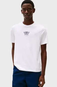 Мужская белая футболка CREST EMBRO Белый 3XL Tommy Hilfiger MW0MW38613