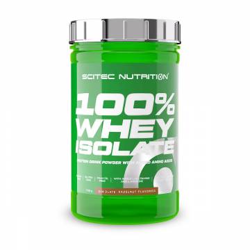 Протеин Scitec Nutrition 100% Whey Isolate Шоколад и лесной орех, в порошке, 700 г