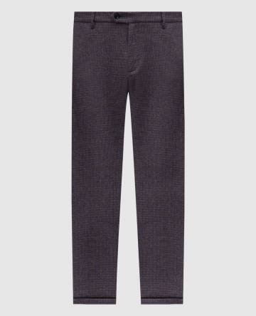 Брюки с шерстью в клеточку