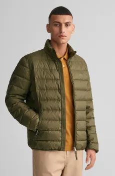 Мужской зеленый пуховик Зеленый S Gant 7006298