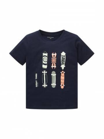 Tom Tailor Футболка 1035081 Cиній Regular Fit Tom Tailor Футболка 1035081 Cиній Regular Fit