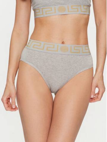 Versace Класичні труси з високою талією Greca Border AUD01050 Сірий Versace Класичні труси з високою талією Greca Border AUD01050 Сірий