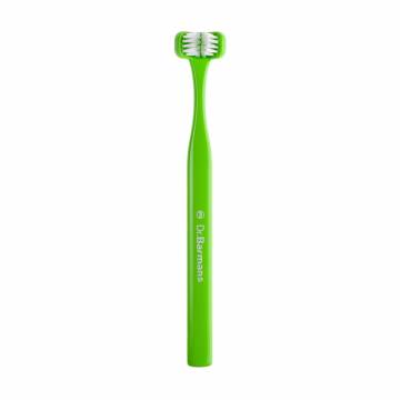 Трехсторонняя зубная щетка Dr. Barmans Superbrush Compact компактная, салатовая, 1 шт Трехсторонняя зубная щетка Dr. Barmans Superbrush Compact компактная, салатовая, 1 шт