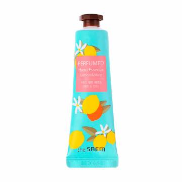 Парфюмированный крем-эссенция для рук The Saem Perfumed Lemon Mint Hand Light Essence Лимон и мята, 30 мл Парфюмированный крем-эссенция для рук The Saem Perfumed Lemon Mint Hand Light Essence Лимон и мята, 30 мл