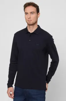 Мужское темно-синее поло Синий L BOSS 50468392;404