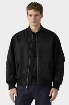 Мужской черный бомбер Черный XL Levi’s® 005AL;0000