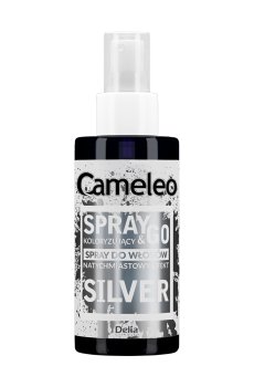 Уценка! Оттеночный спрей для волос Delia Cosmetics Cameleo Spray & Go Silver Серебряный, 150 мл