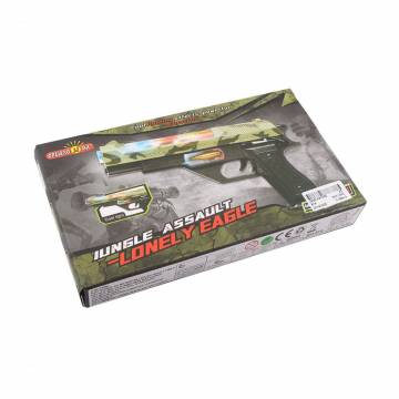 Детский пистолет Shantou Jinxing Jungle Assault Lonely Eagle на батарейках, в коробке, от 3 лет, 24.5*14*3 см (814) Детский пистолет Shantou Jinxing Jungle Assault Lonely Eagle на батарейках, в коробке, от 3 лет, 24.5*14*3 см (814)