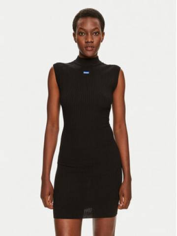 Hugo Трикотажна сукня Scooler 50518301 Чорний Slim Fit Hugo Трикотажна сукня Scooler 50518301 Чорний Slim Fit