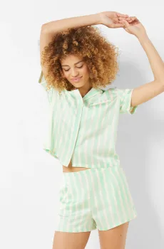 Женская рубашка в полоску THAYNA Разноцветный M Etam 6540795