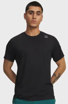 Мужская черная футболка UA Halo Vent SS-BLK Черный L Under Armour 6001829-008