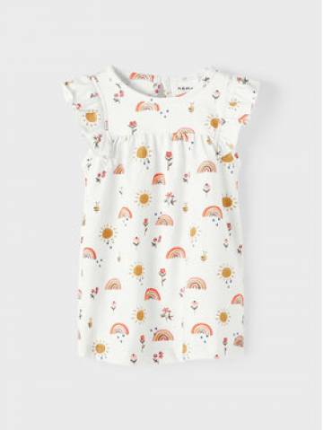 NAME IT Сукня 13217356 Білий Regular Fit NAME IT Сукня 13217356 Білий Regular Fit