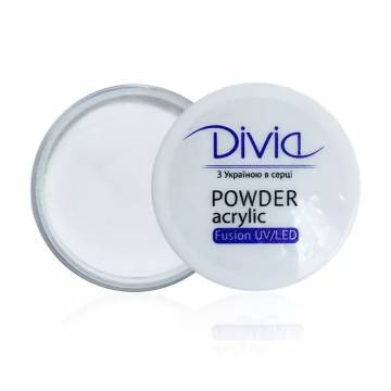 Акриловая пудра для ногтей Divia Acrylic Powder Fusion UV/LED, 18 г (Di1815) Акриловая пудра для ногтей Divia Acrylic Powder Fusion UV/LED, 18 г (Di1815)