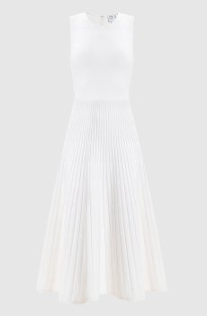 Белое платье миди Cassia