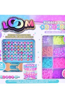 Детский игровой набор Shantou Резиночки для плетения, от 3 лет, 2400 элементов (16502)