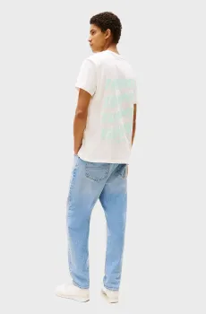 Мужская белая футболка TJM REG BUBBLE BACK Белый XXL Tommy Jeans DM0DM21864