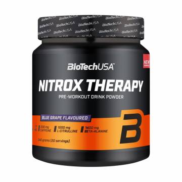 Предтренировочный комплекс BioTech USA Nitrox Therapy Виноград, в порошке, 340 г Предтренировочный комплекс BioTech USA Nitrox Therapy Виноград, в порошке, 340 г