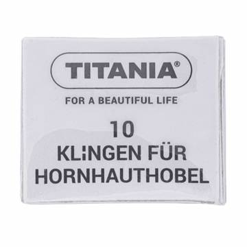 Набор лезвий педикюрных Titania, 10 шт (3100)
