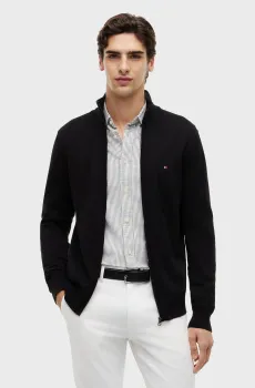 Мужской черный кардиган ESSENTIAL Черный L Tommy Hilfiger MW0MW36517