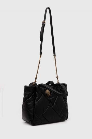 Кожаная сумочка Kurt Geiger London KENSINGTON M SHOPPER PUFF цвет чёрный 2737200109 Кожаная сумочка Kurt Geiger London KENSINGTON M SHOPPER PUFF цвет чёрный 2737200109