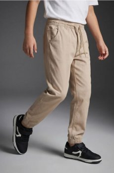 Бавовняні джогери - бежевий