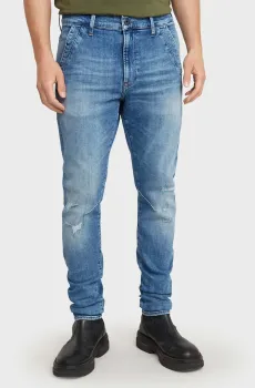 Мужские голубые джинсы Kairori 3D Slim Голубой 33-30 G-Star RAW D23970,D441