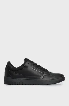 Мужские черные кожаные сникерcы TH BASKET CORE LEATHER Черный 40 Tommy Hilfiger FM0FM04727