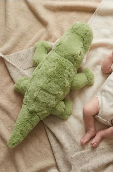 М’яка іграшка у формі крокодила - зелений