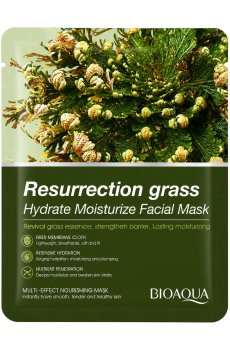 Увлажняющая тканевая маска для лица Bioaqua Resurrection Grass Hydrate Moisturize Mask, 25 г