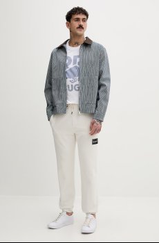 Хлопковые спортивные штаны HUGO Daylony