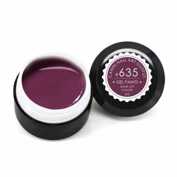 Гель-краска Canni Nail Art Output Gel Paints Soak-off UV&LED 635 пастельная сливовая, 5 мл Гель-краска Canni Nail Art Output Gel Paints Soak-off UV&LED 635 пастельная сливовая, 5 мл