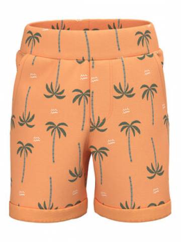 NAME IT Шорти з тканини 13216952 Оранжевий Regular Fit NAME IT Шорти з тканини 13216952 Оранжевий Regular Fit