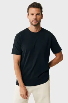 Мужская черная футболка Smart t-shirt regular fit Черный S Mexx MF007802051M