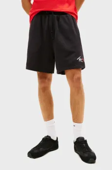 Мужские черные шорты SIGNATURE Черный S Tommy Jeans DM0DM23017