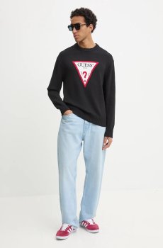 Хлопковый свитер Guess Jeans