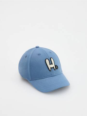 Reserved - Бавовняна бейсболка - синій - 255GF-55X