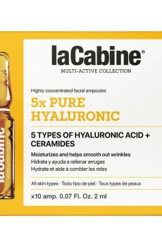 Гиалуроновая ампула для лица La Cabine 5x Pure Hyaluronic Ampoules, 10*2 мл