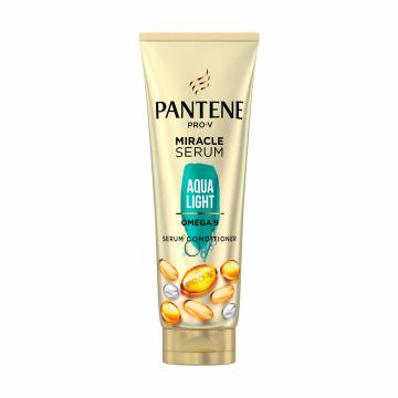 Бальзам-ополаскиватель с сывороткой Pantene Pro-V Miracle Serum Aqua Light для жирных волос, 200 мл Бальзам-ополаскиватель с сывороткой Pantene Pro-V Miracle Serum Aqua Light для жирных волос, 200 мл