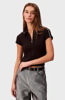 Женский черный топ PUNTO MILANO Черный M Calvin Klein Jeans LV047E212G