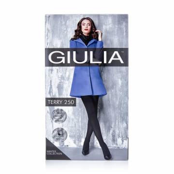Теплые колготки женские Giulia Terry 250 DEN, Nero, размер 3 Теплые колготки женские Giulia Terry 250 DEN, Nero, размер 3
