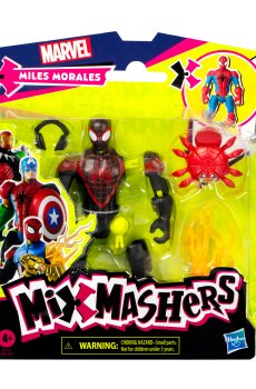 Игровая фигурка Marvel Toys MixMashers Miles Morales Человек-паук, от 4 лет, 12 см (F9205/F9214)