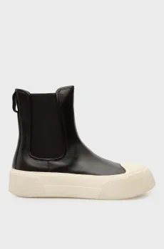 Женские черные кожаные челси Arlette Черный 35 PRPY PRFLT2425W