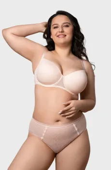 Женские бежевые трусики Бежевый L brabrabra SLZ27502101