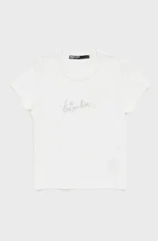 Женская белая футболка Белый S Bimba Y Lola 241BR7497.10070